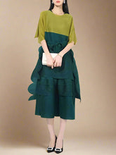 Luxury Pleated Sleeveless Dress Set
